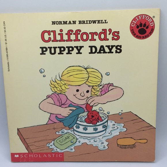 Clifford’s Puppy Days by Norman Bridwell Scholastic Big Red Dog Book 1989 - Picture 1 of 7